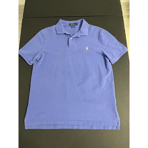 Polo Ralph Lauren Other - Polo Ralph Lauren Medium Adult Polo Shirt Blue Short Sleeve Casual Preppy Mens